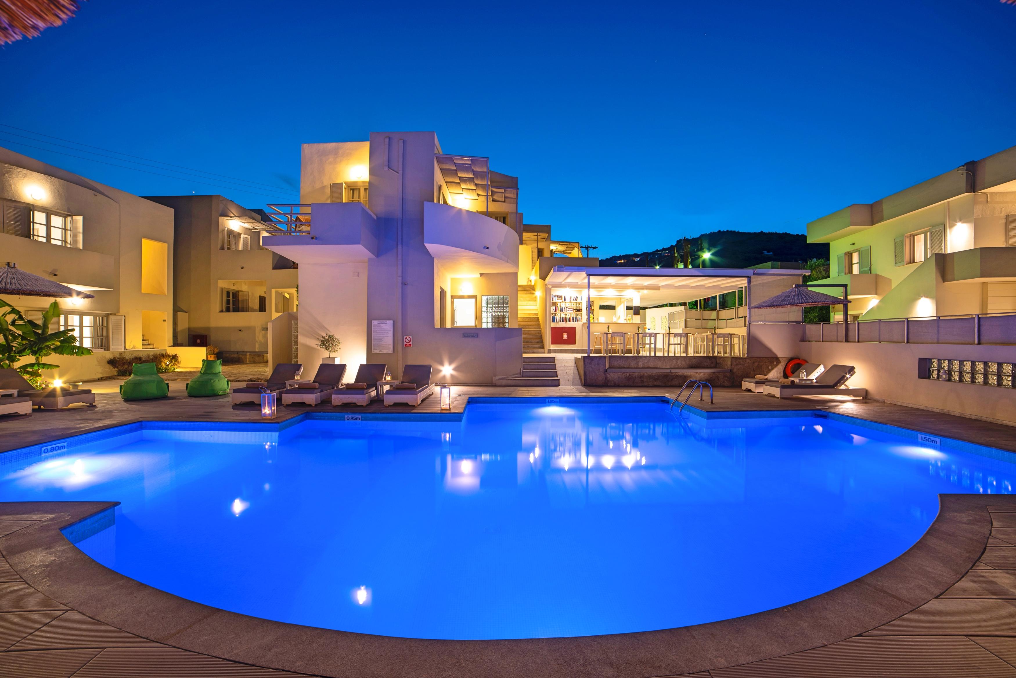 Elounda Garden Suites Heated Pool Exterior photo